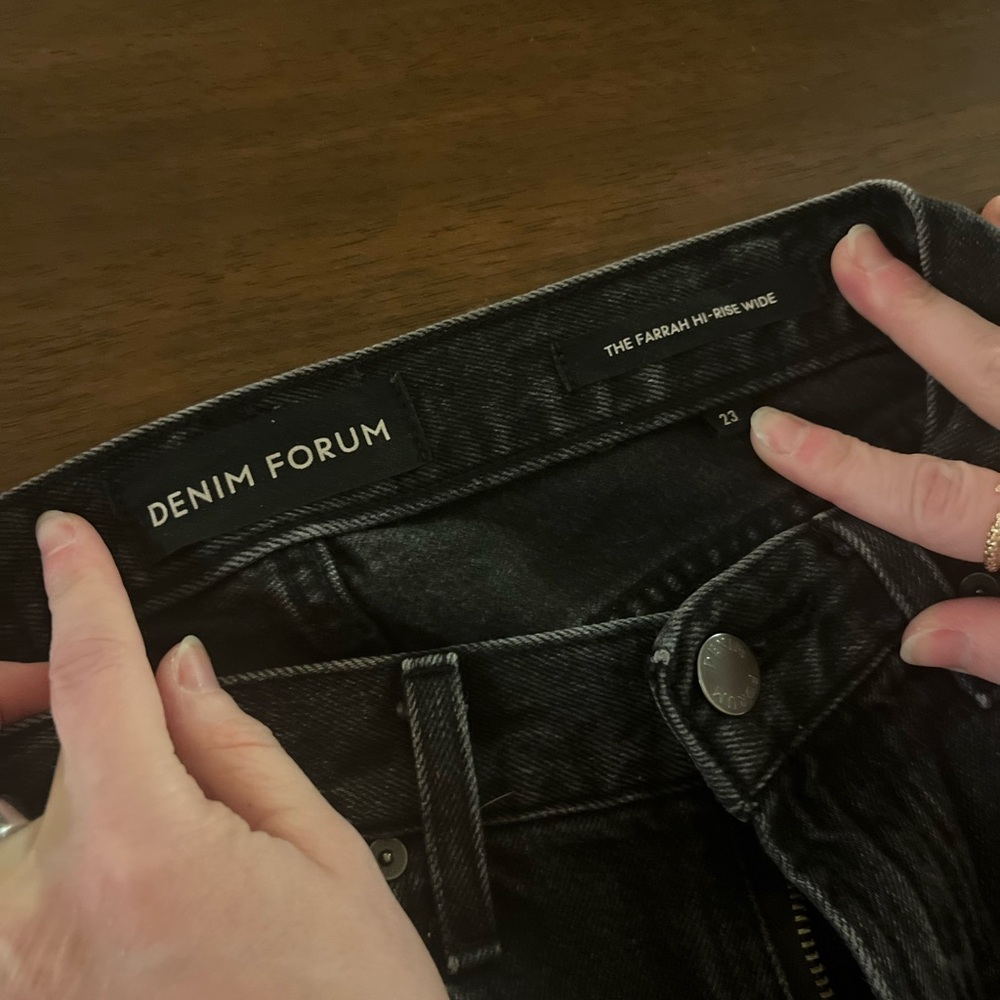 Aritzia Denim Forum Black Jeans